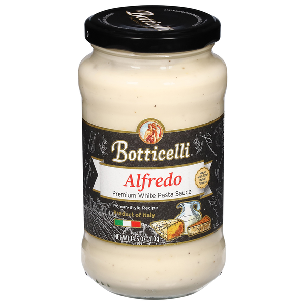 Pasta Sauce Botticelli Pasta Sauce, White, Premium, Alfredo hero