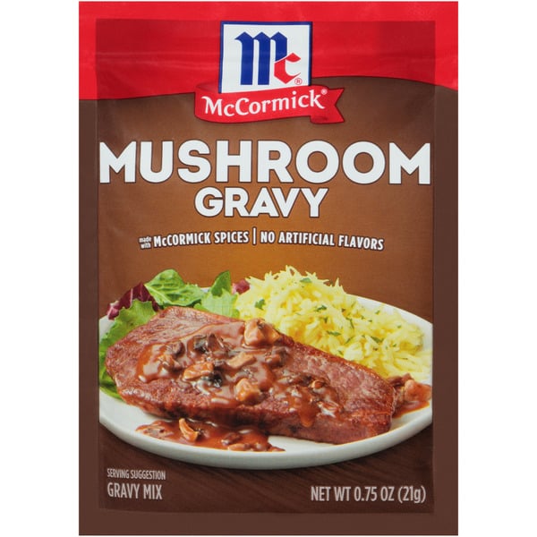 Marinades & Meat Preparation McCormick® Mushroom Gravy Mix hero