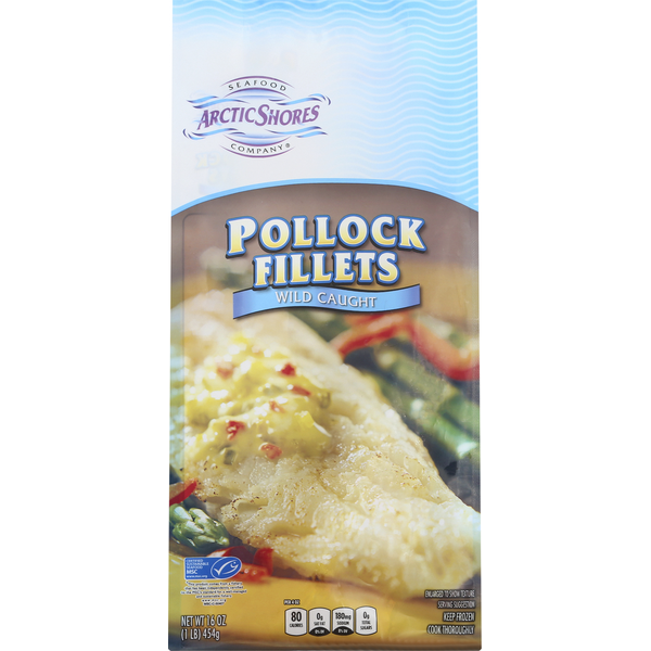 Packaged Seafood Arctic Shores Pollock Fillets, Wild Caught hero