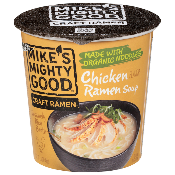 Soup, Broth & Bouillon Mike's Mighty Good Ramen Soup, Chicken Flavor hero