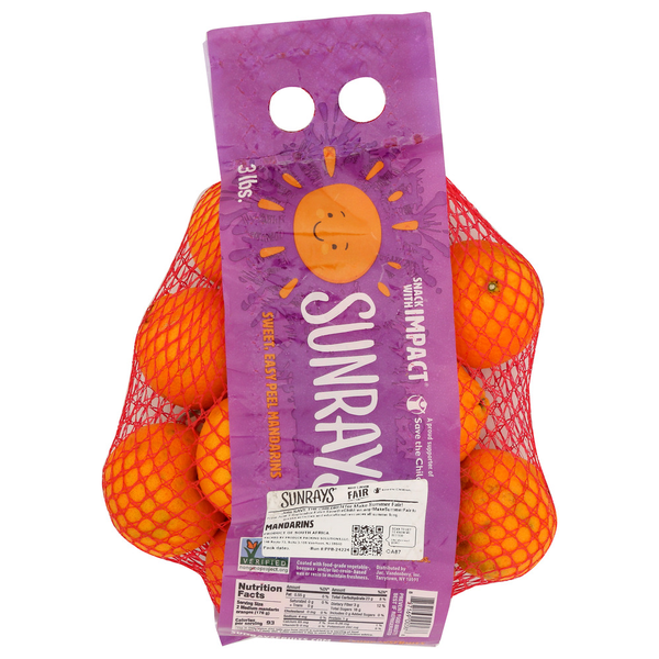 Packaged Vegetables & Fruits SUNRAYS 3Lb Mandarins hero