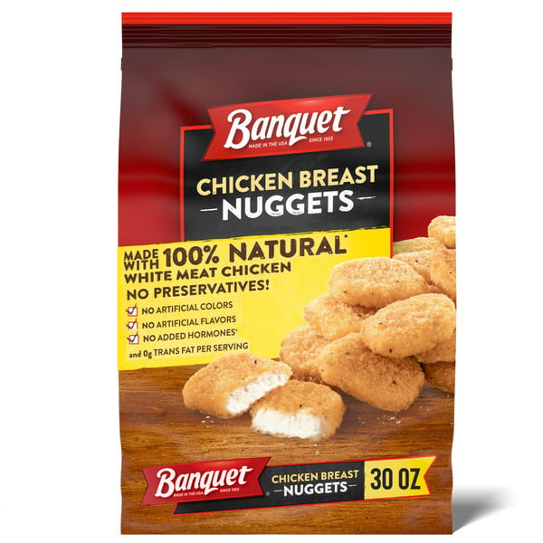 Banquet Chicken Breast Nuggets, Frozen Chicken hero