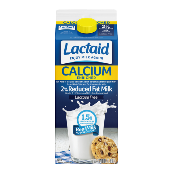 Soy & Lactose-Free Lactaid 2% Reduced Fat Milk Calcium Enriched hero