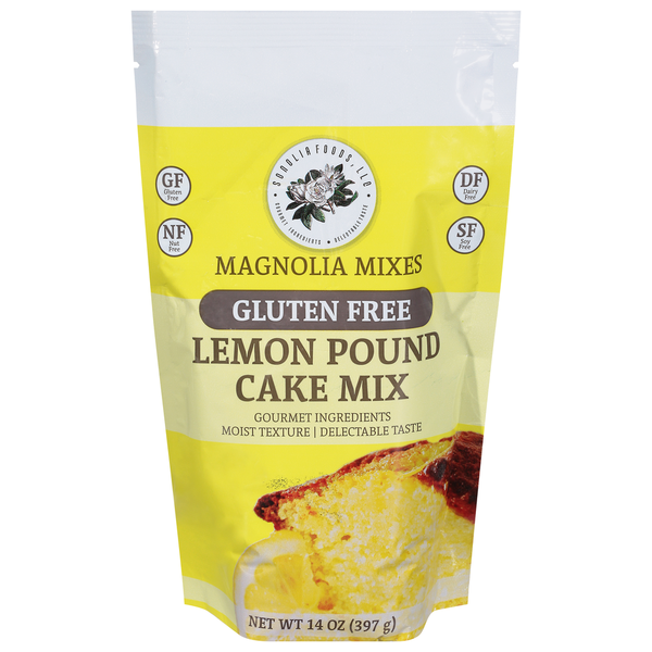 More International Foods Magnolia Mixes Pound Cake Mix, Lemon, Gluten free hero