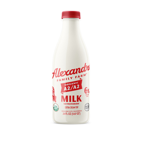 Milk Alexandre Family Farm Certified Regenerative Organic A2/A2 6% Whole Milk hero