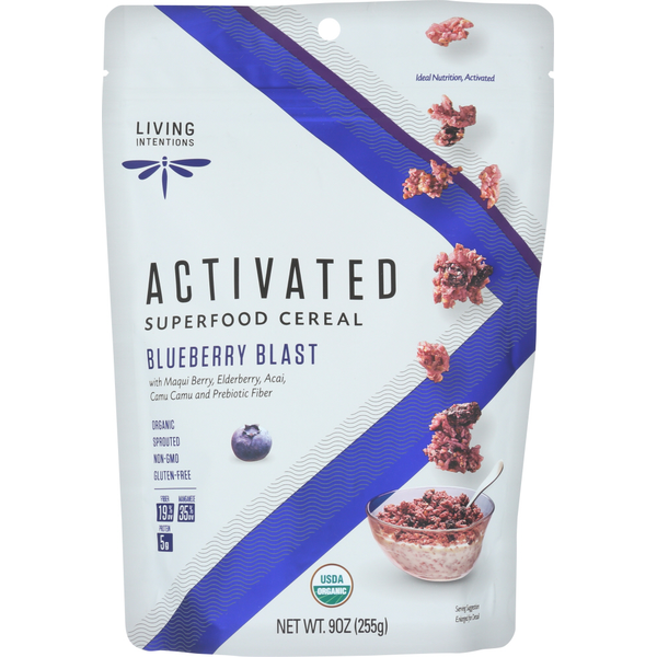 Cereal Living Intentions Blueberry Blast Superfood Cereal hero