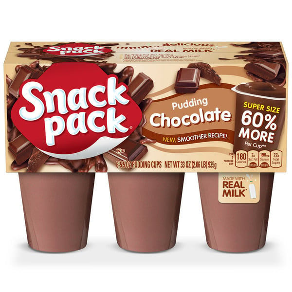 Refrigerated Pudding & Desserts Snack Pack Chocolate Flavored Pudding hero