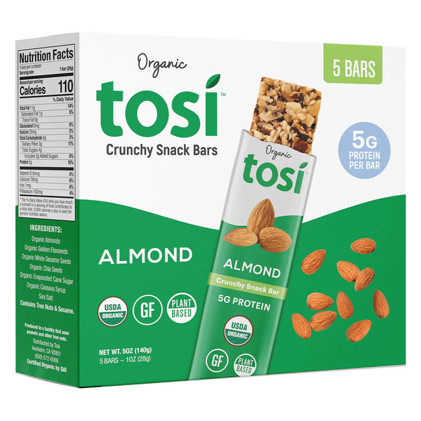 Tosi  Almond Crunchy, Snack Bar, Pantry Pack hero