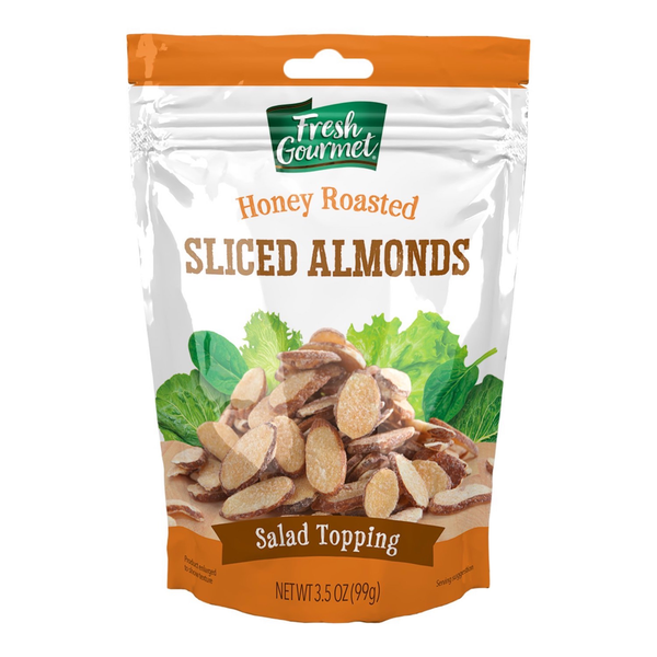 Nuts, Seeds & Dried Fruit Fresh Gourmet Almonds, Honey Roasted, Sliced hero