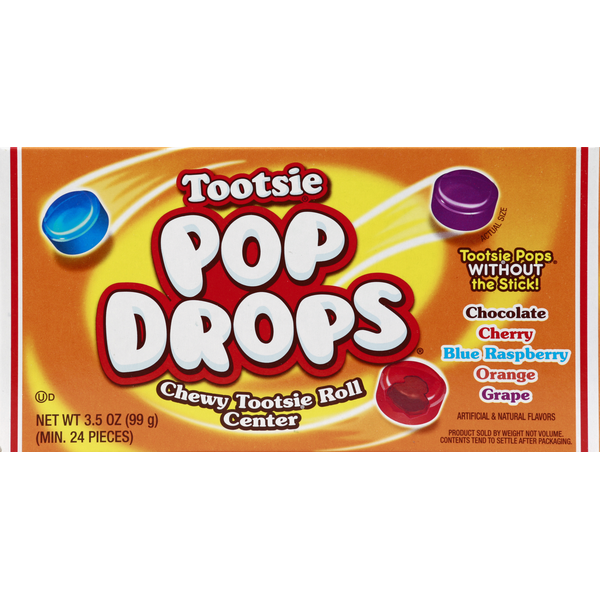 Candy & Chocolate Tootsie Pops Candies, Pop Drops hero