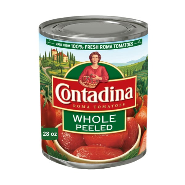 Canned & Jarred Vegetables Contadina Whole Peeled Roma Tomatoes hero