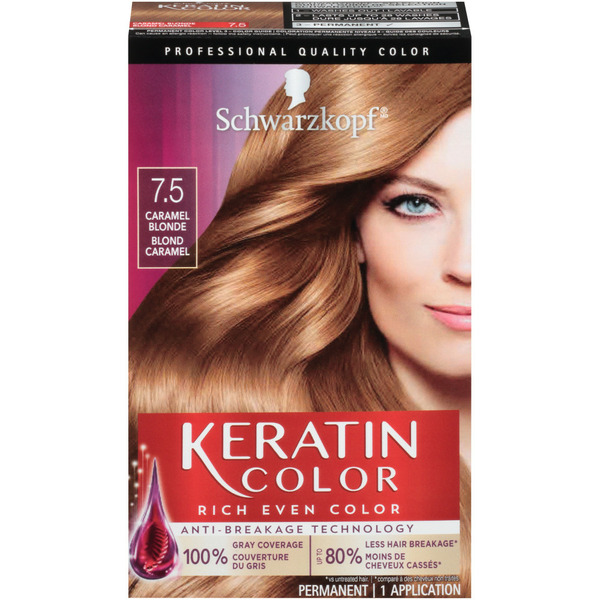 Hair Care Schwarzkopf Intense Caring Color Caramel Blonde Hair Color Kit hero