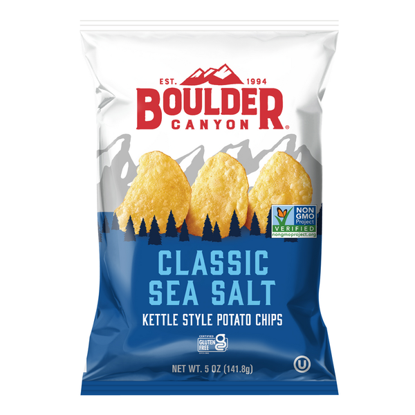 Chips & Pretzels Boulder Canyon Classic Sea Salt Potato Chips hero