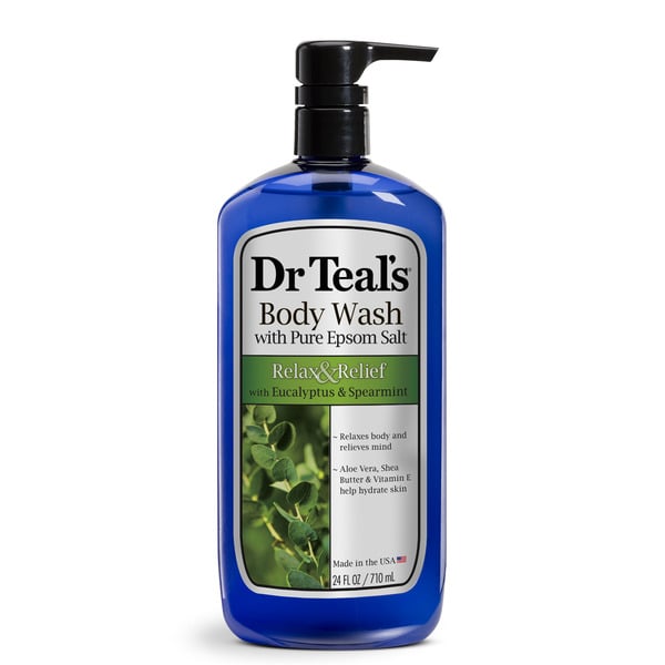 Body Lotions & Soap Dr Teal’s Body Wash with Pure Epsom Salt, Eucalyptus & Spearmint hero