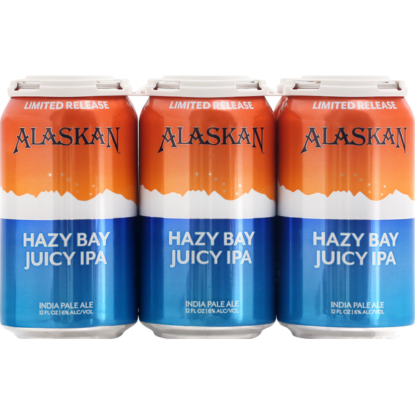 Beers & Coolers Alaskan Brewing Co. Beer, Hazy Bay Juicy IPA hero