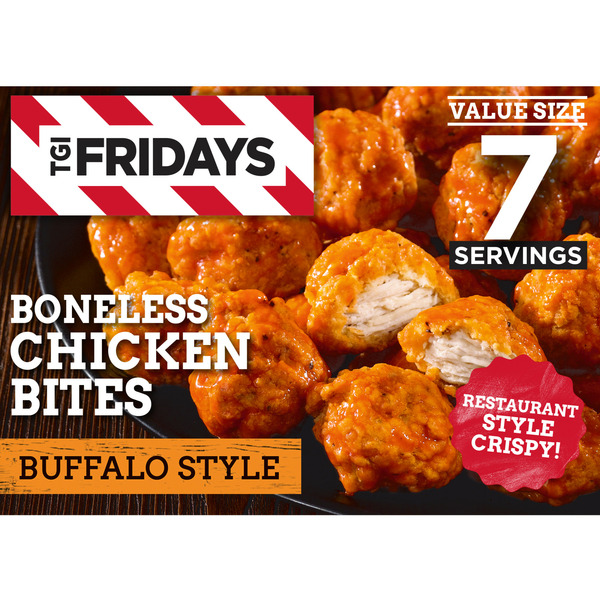 Appetizers & Sides TGI Fridays Buffalo Style Boneless Chicken Bites Value Size Frozen Snacks hero