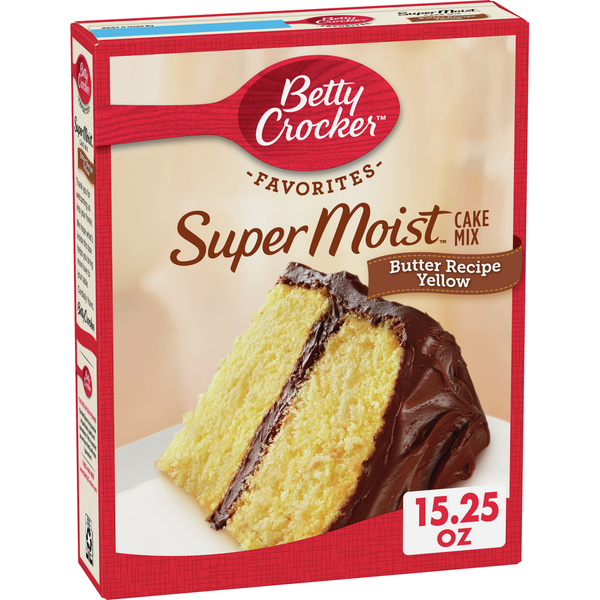 Doughs, Gelatins & Bake Mixes Betty Crocker Super Moist Butter Recipe Yellow Cake Mix hero