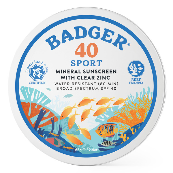 Body Lotions & Soap Badger Sport Mineral Sunscreen Tin - SPF 40 hero