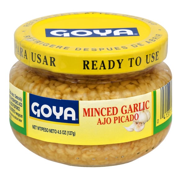 Condiments Goya Minced Garlic hero