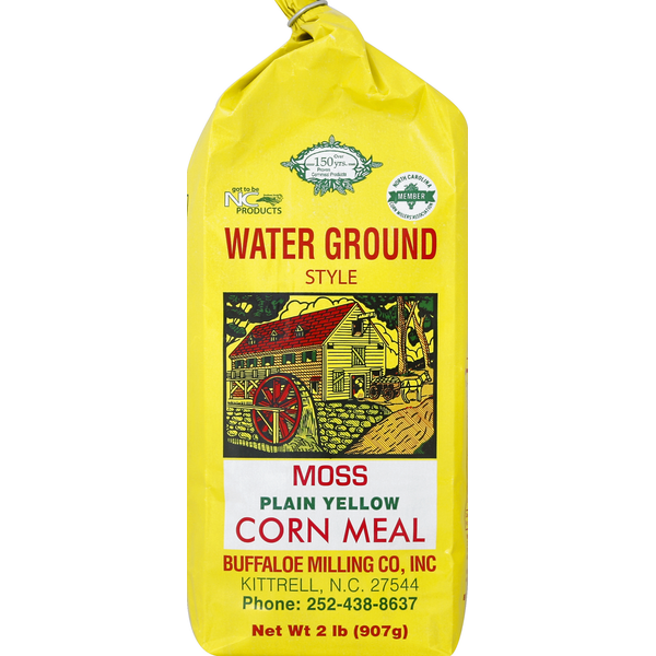 Baking Ingredients Moss Corn Meal, Plain Yellow, Water Ground Style hero