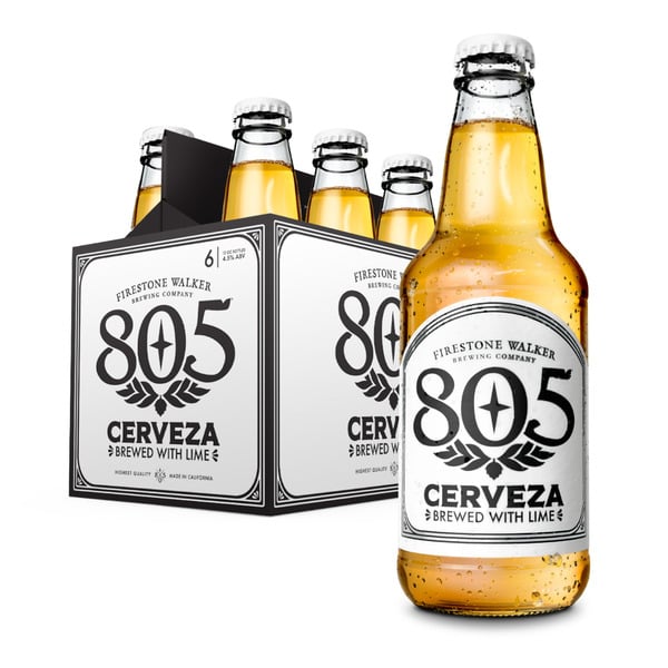 Beers & Coolers Firestone 805 Cerveza Lager, With Lime hero