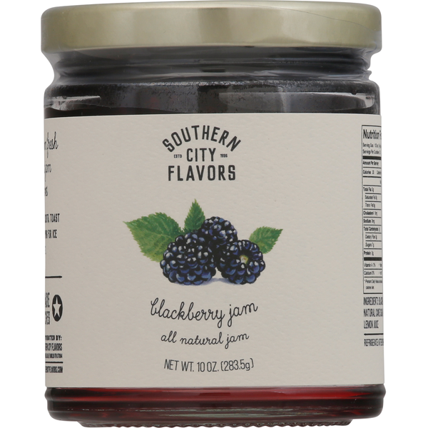 Spreads Southern City Flavors Jam, All Natural, Blackberry hero