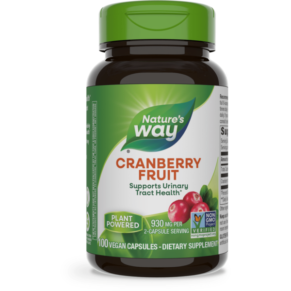 Vitamins & Supplements Nature's Way Cranberry Fruit Vegetarian Capsules hero