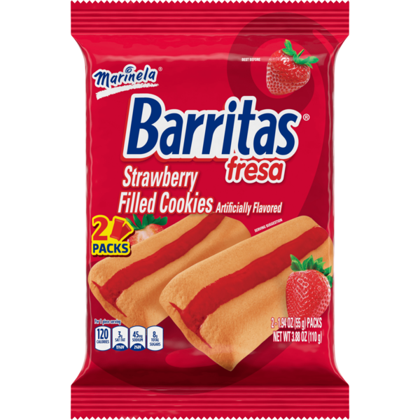 Cookies & Cakes Bimbo  Barritas, 2 packs, Fresa Filled Cookies hero