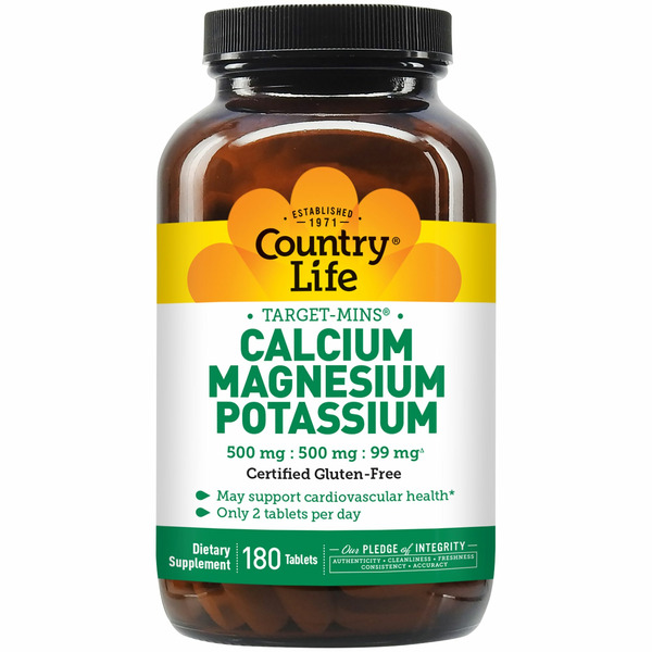 Bone & Joint Health Country Life Calcium Magnesium Potassium hero