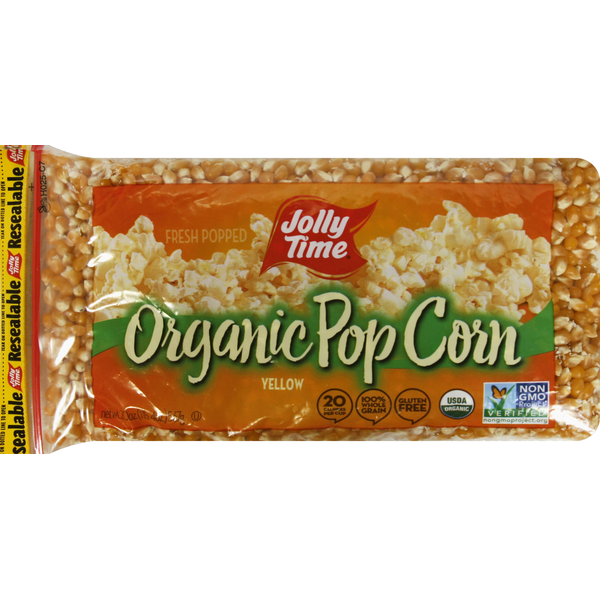 Popcorn & Jerky JOLLY TIME Pop Corn, Organic, Yellow hero