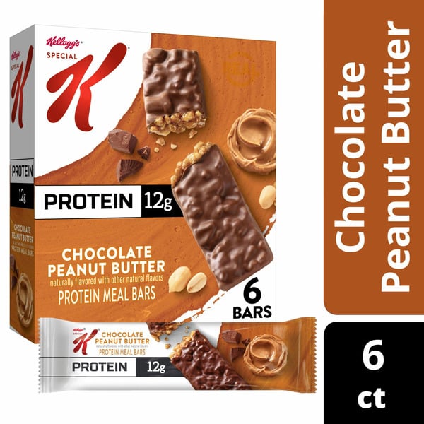 Energy & Granola Bars Kellogg’s Special K Protein Meal Bars, 12g Protein, Meal Replacement, Chocolate Peanut Butter hero