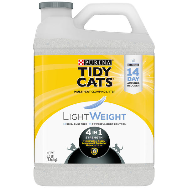 Cat Food & Care Purina Tidy Cats LightWeight 4-in-1 Strength Clumping Dust Free Cat Litter hero