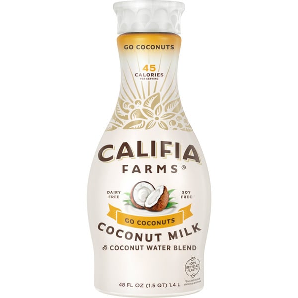 Dairy Free Beverages Califia Farms Go Coconuts Coconut Milk hero