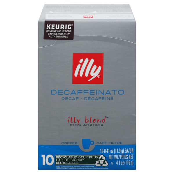 Coffee illy Coffee, Decaffeinato, K-Cup Pods hero