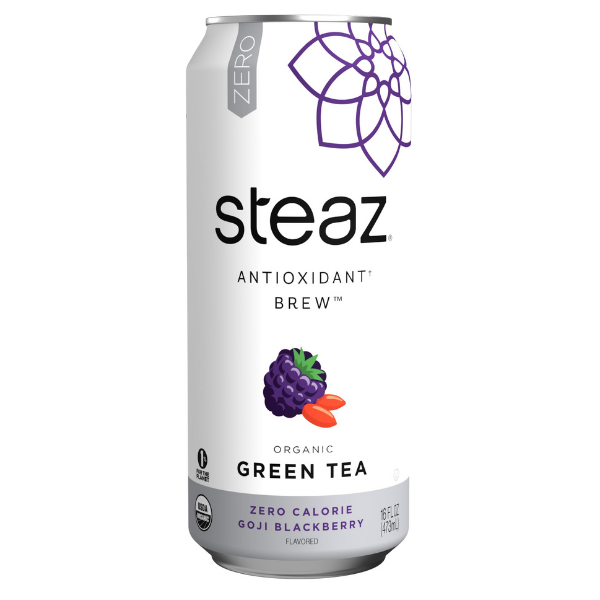 Tea Steaz Antioxidant Brew Tea, Zero Calorie Goji Blackberry hero