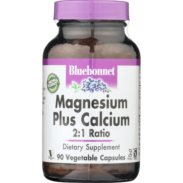 Dietary Supplements Bluebonnet Magnesium Plus Calcium 2:1 Ratio hero