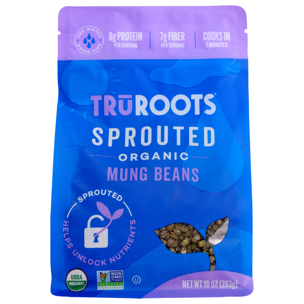 Grains, Rice & Dried Goods TruRoots Mung Beans, Organic, Sprouted hero