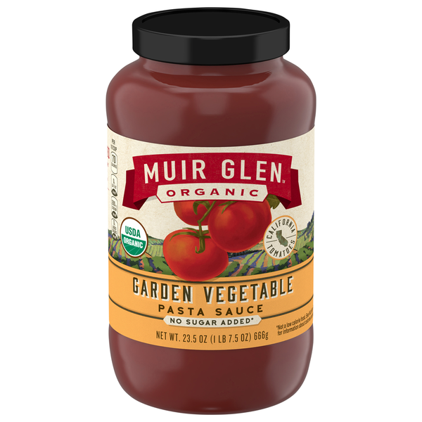 Muir Glen Pasta Sauce, Garden Vegetable hero