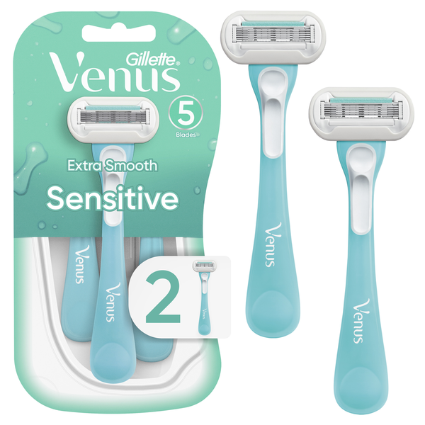 Shave Needs Gillette Venus Extra Smooth Sensitive Women's Disposable Razors hero