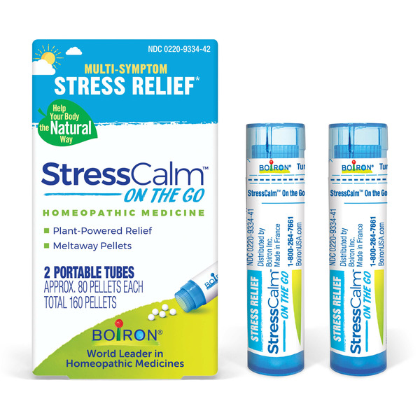 Boiron StressCalm 80 Pellets, Homeopathic Medicine For Stress Relief hero