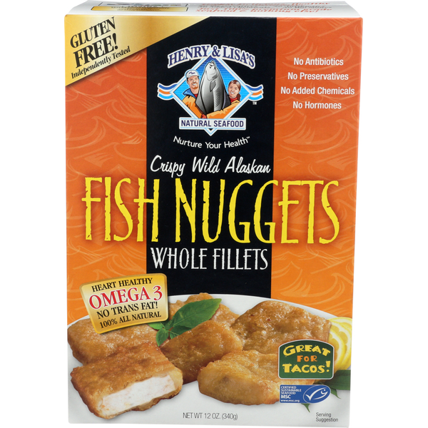 Frozen Meat & Seafood Henry & Lisa's Crispy Wild Alaskan Fish Nuggets hero