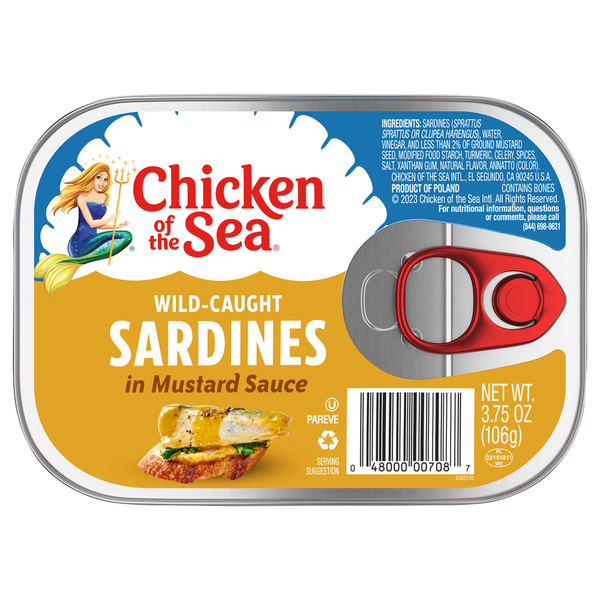 Canned Meat & Seafood Chicken of the Sea Sardines in Mustard hero