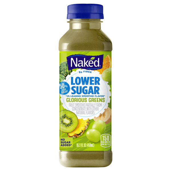 Refrigerated Naked Fruit Smoothie, Glorious Green hero