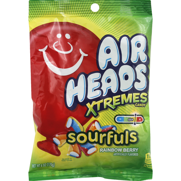 Candy & Chocolate Airheads Candy, Xtremes, Sourfuls, Rainbow Berry hero