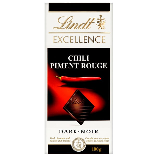 Candy & Chocolate Excellence Chili Dark Chocolate Bar, 100 Grams hero