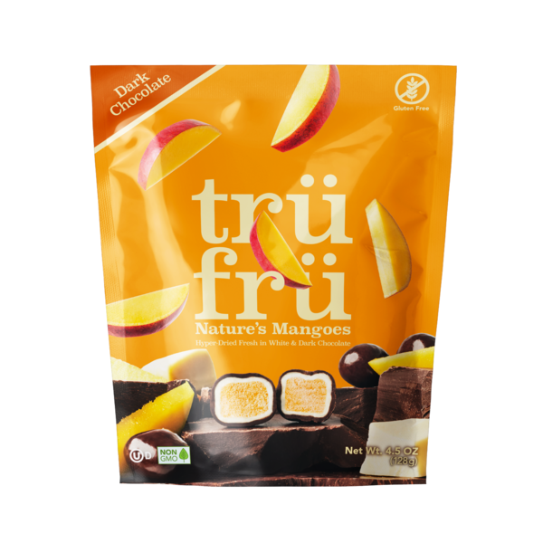 Candy & Chocolate Tru Fru Nature's Mangoes Hyper-Dried Fresh Dark & White Chocolate hero