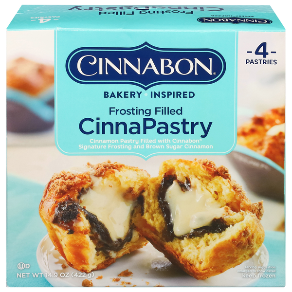 Frozen Breakfast Cinnabon CinnaPastry, Frosting Filled hero