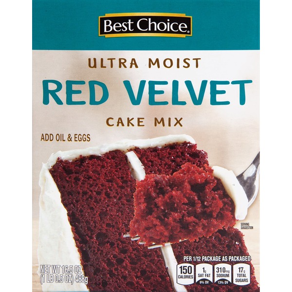 Doughs, Gelatins & Bake Mixes Best Choice Red Velvet Cake Mix hero