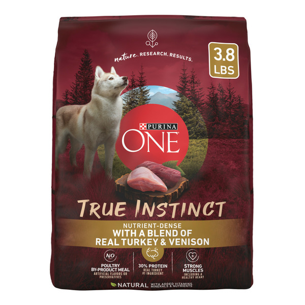 Purina ONE True Instinct With A Blend Of Real Turkey and Venison Dry Dog Food hero