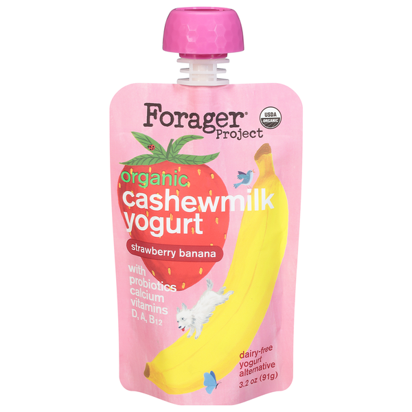 Other Creams & Cheeses Forager Project Cashewmilk Yogurt, Organic, Strawberry Banana hero